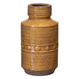 Vase 18 x 18 x 32,5 cm Céramique Moutarde 65,99 €