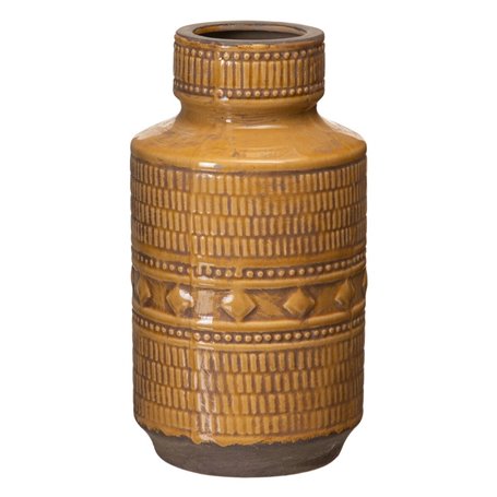 Vase 18 x 18 x 32,5 cm Céramique Moutarde 65,99 €