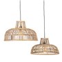 Suspension 51,5 x 51,5 x 30 cm Naturel (2 Unités) 229,99 €