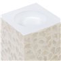 Bougeoir Beige Nacre noire Bois MDF 10,5 x 10,5 x 21 cm 34,99 €