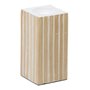 Bougeoir Beige Bambou Bois MDF 10,5 x 10,5 x 21 cm 34,99 €