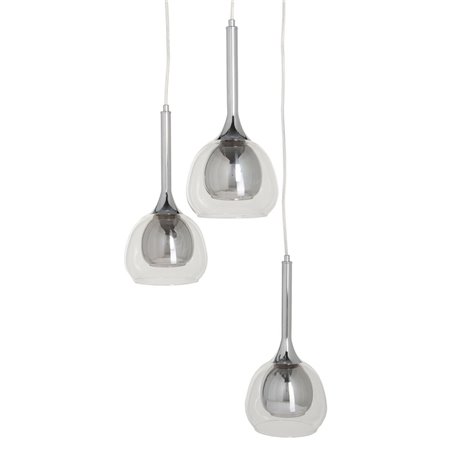 Suspension Verre Gris Métal 33 x 33 x 50 cm 239,99 €