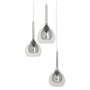 Suspension Verre Gris Métal 33 x 33 x 50 cm 239,99 €