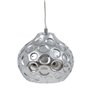 Suspension 18 x 18 x 17,5 cm Verre Argent Fer Ø 18 cm 109,99 €