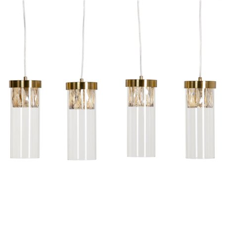 Suspension 91 x 11 x 45 cm Verre Doré Métal 279,99 €