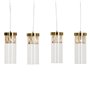 Suspension 91 x 11 x 45 cm Verre Doré Métal 279,99 €