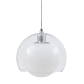 Suspension 25 x 25 x 19,5 cm Verre Argent Fer Ø 25 cm 129,99 €