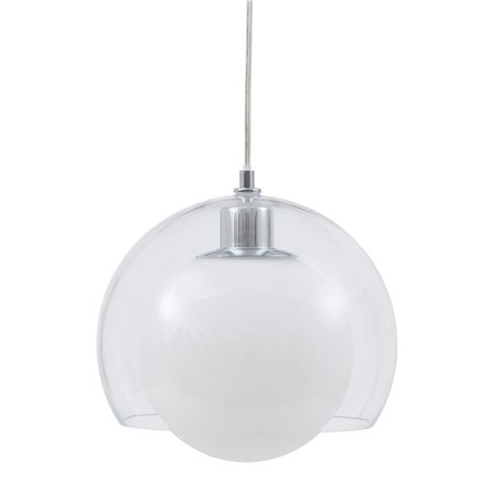 Suspension 25 x 25 x 19,5 cm Verre Argent Fer Ø 25 cm 129,99 €