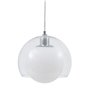 Suspension 25 x 25 x 19,5 cm Verre Argent Fer Ø 25 cm 129,99 €