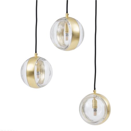 Suspension 15 x 15 x 120 cm Verre Doré Fer Ø 15 cm 279,99 €