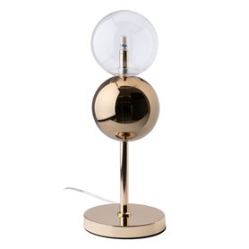 Lampe de Table LED 15 x 15 x 48 cm Verre Doré Fer 139,99 €