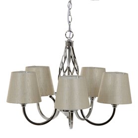 Suspension Ø 14 cm 36 x 36 x 110 cm Métal Argent 259,99 €