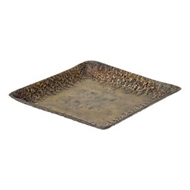 Plateau apéritif 24,5 x 24,5 x 2 cm Aluminium Bronze 38,99 €