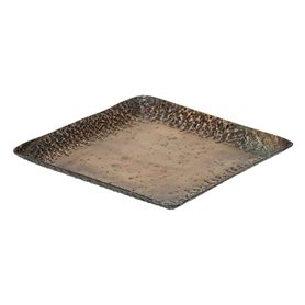 Plateau apéritif 29 x 29 x 2,5 cm Aluminium Bronze 50,99 €