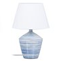 Lampe de bureau 30,5 x 30,5 x 44,5 cm Céramique Bleu Blanc 149,99 €