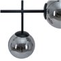 Suspension Ø 14 cm 70 x 18 x 90 cm Verre Noir Métal 139,99 €