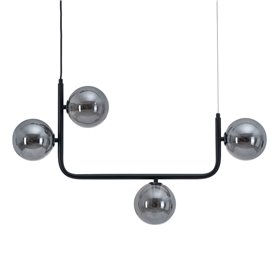 Suspension 85 x 15 x 32 cm Verre Noir Métal 149,99 €