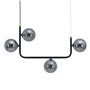 Suspension 85 x 15 x 32 cm Verre Noir Métal 149,99 €