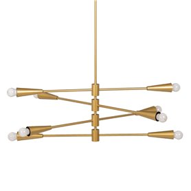 Suspension 80 x 80 x 137,5 cm Doré Métal Moderne 229,99 €