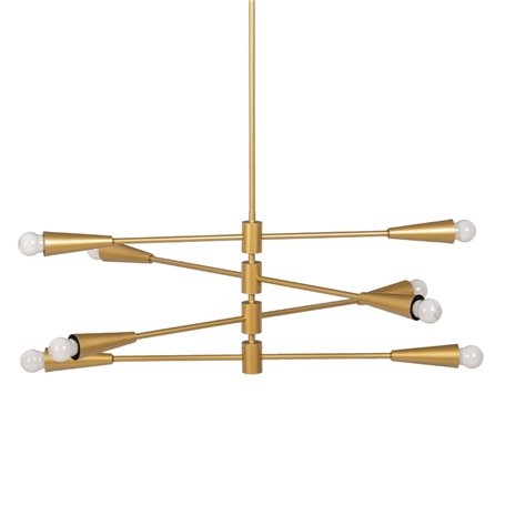 Suspension 80 x 80 x 137,5 cm Doré Métal Moderne 229,99 €