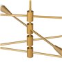 Suspension 80 x 80 x 137,5 cm Doré Métal Moderne 229,99 €