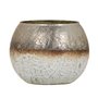 Bougeoir Verre Gris 15 x 15 x 11 cm Blanc 39,99 €