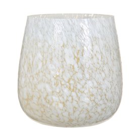 Bougeoir Verre 13 x 13 x 13 cm Blanc 71,99 €