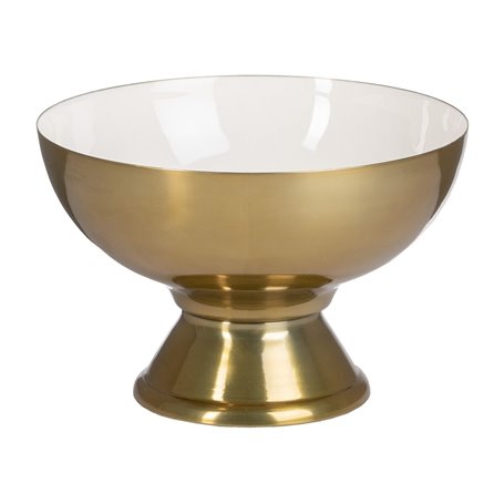 Centre de Table 25 x 25 x 16,5 cm Doré Blanc Fer 71,99 €