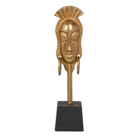 Figurine Décorative 11 x 10,5 x 46 cm Noir Doré Africaine 75,99 €