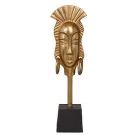 Figurine Décorative 14,5 x 10,5 x 50 cm Noir Doré Africaine 87,99 €