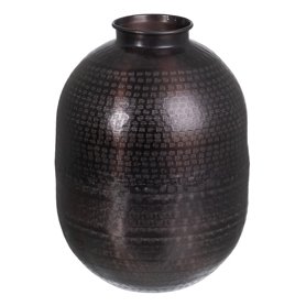 Vase 26,5 x 26,5 x 36 cm Noir Aluminium 118,99 €