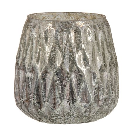 Bougeoir Verre Gris 11 x 11 x 11 cm 73,99 €