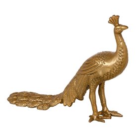 Figurine Décorative 26 x 7 x 19 cm Doré Paon 84,99 €