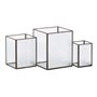 Bougeoir Verre Doré Métal 18 x 18 x 22 cm (3 Unités) 109,99 €