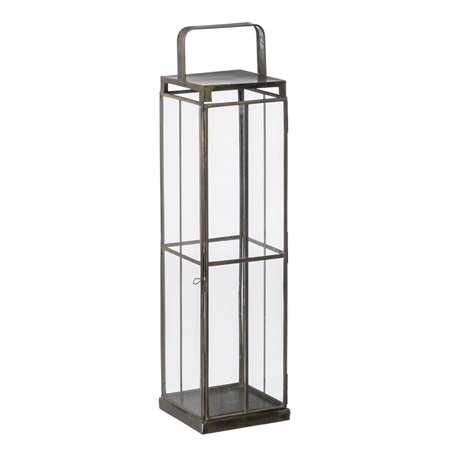Bougeoir 16 x 16 x 64 cm Verre Doré Métal 139,99 €