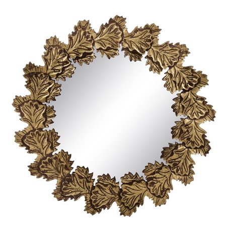 Miroir mural 79 x 3 x 79 cm Doré DMF 179,99 €