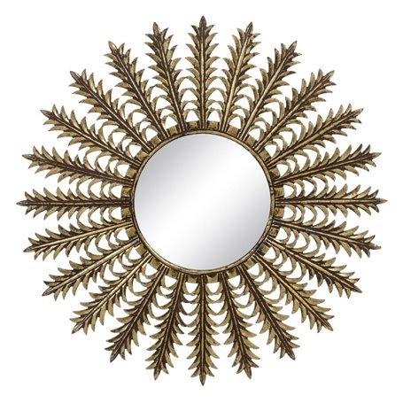 Miroir mural 90 x 1,75 x 90 cm Doré DMF 169,99 €