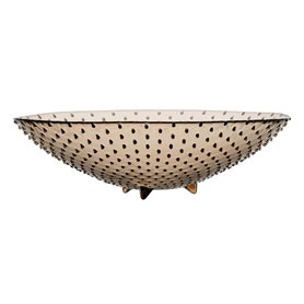 Centre de Table verre recyclé Caramel 40 x 40 x 11 cm 66,99 €