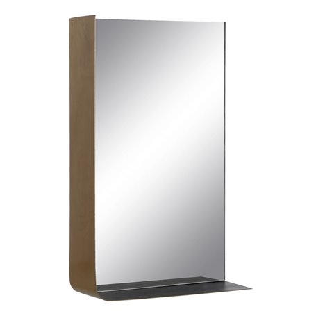 Miroir mural 40 x 12 x 60 cm Noir Doré Métal 189,99 €