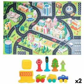 Tapis de jeu Colorbaby Ville (2 Unités) 84,99 €