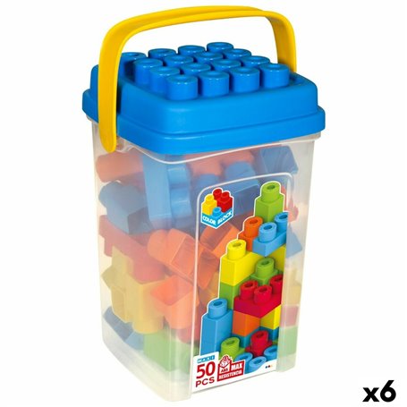 Set de construction Color Block Basic Seau 50 Pièces (6 Unités) 199,99 €