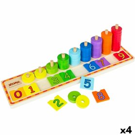 Jeu Éducation Enfant Woomax Numéros 43 x 11 x 11 cm 56 Pièces 4 Unités 115,99 €