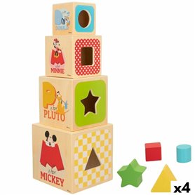 Blocs Empilables Disney 12,2 x 12,2 x 12,2 cm 8 Pièces 4 Unités 102,99 €