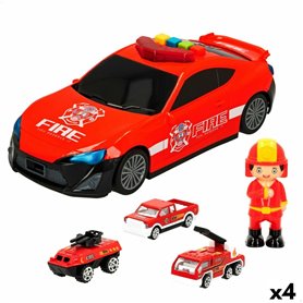 Jeu de Véhicules Speed & Go Lumière Son Sapeur-pompier 1:64 (4 Unités) 166,99 €