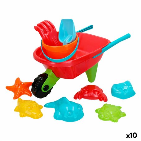 Set de jouets de plage Colorbaby Chariot polypropylène (10 Unités) 329,99 €