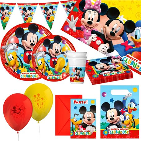 Set d'articles de fête Mickey Mouse 66 Pièces 39,99 €