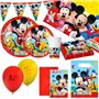 Set d'articles de fête Mickey Mouse 66 Pièces 39,99 €