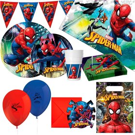 Set d'articles de fête Spiderman 66 Pièces 39,99 €