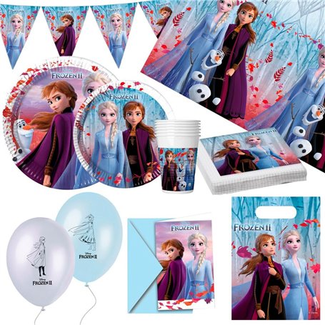 Set d'articles de fête Frozen 66 Pièces 39,99 €