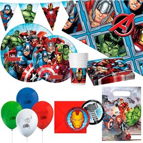 Set d'articles de fête The Avengers 66 Pièces 39,99 €